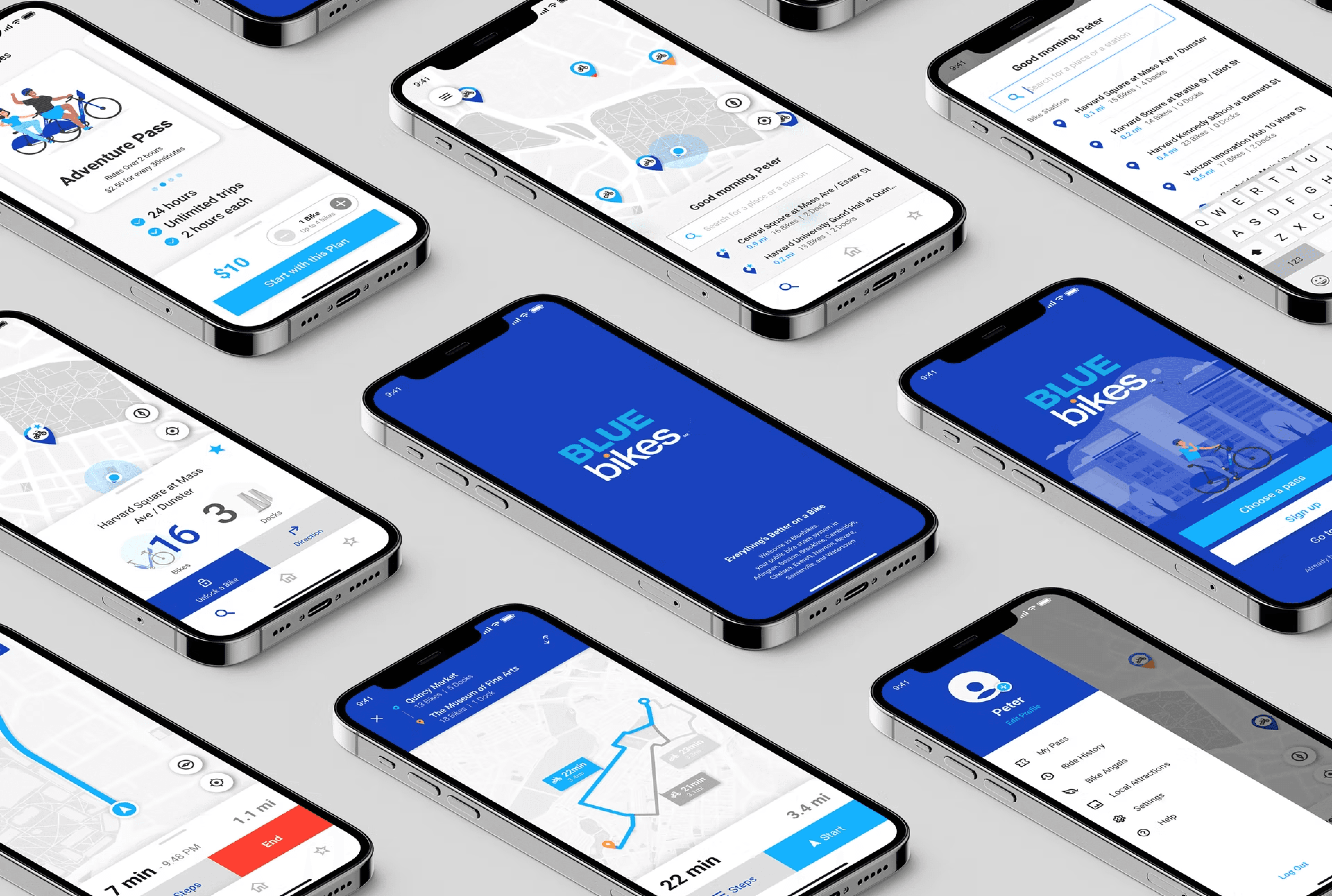 The New BLUEbikes project hero