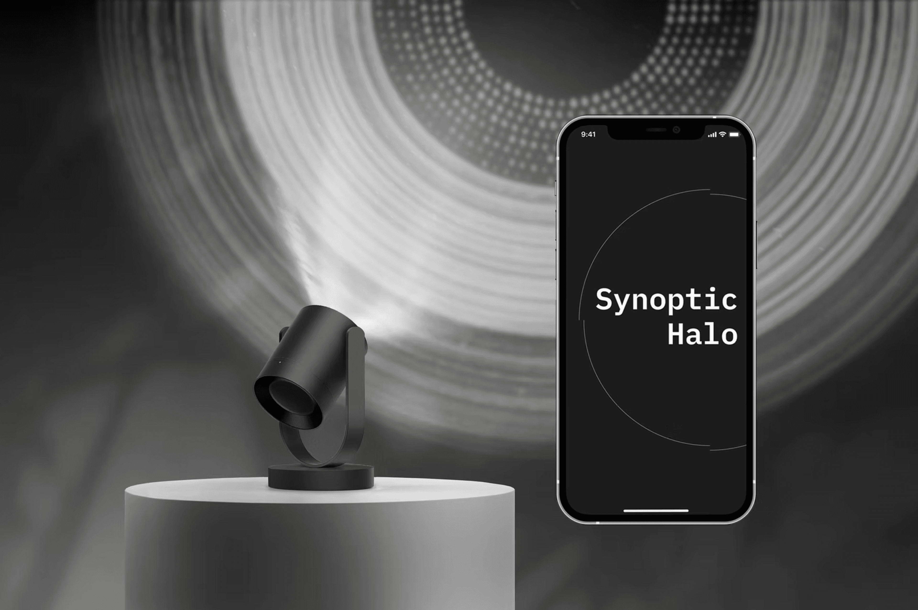Synoptic Halo product hero rendering