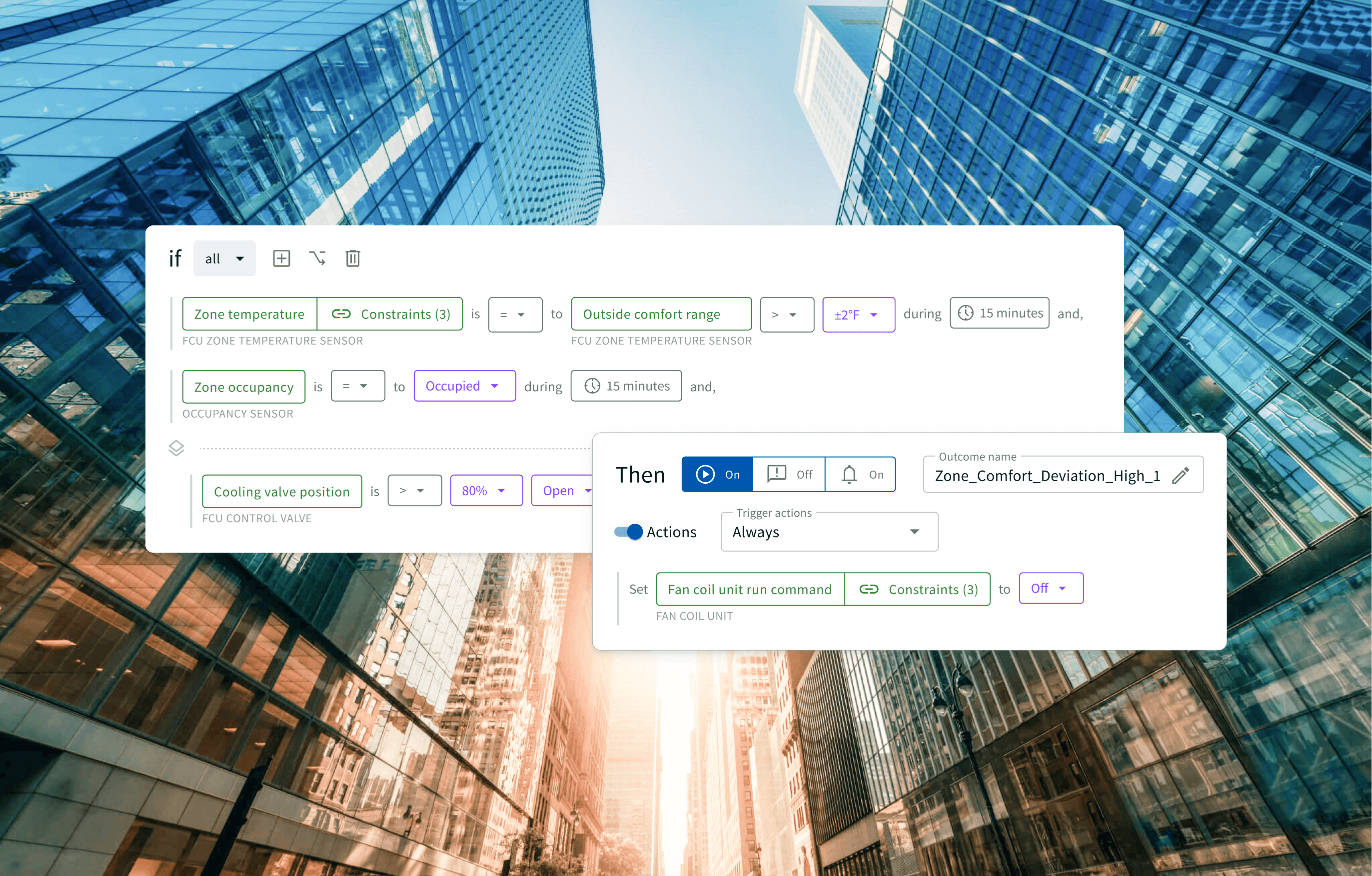 Simplifying Automation Configuration at Scale rule builder