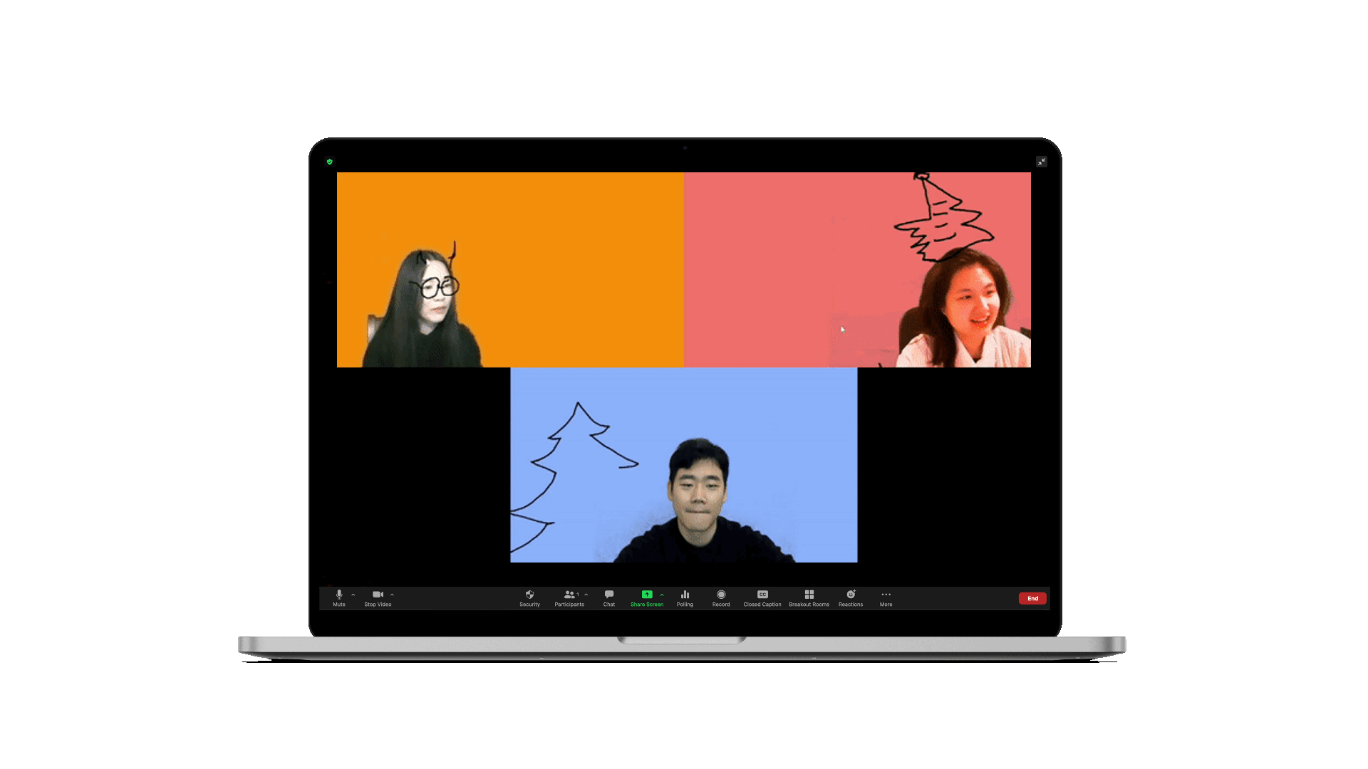 Zoom Plus background manipulation feature